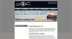 Desktop Screenshot of circlebmechanical.com
